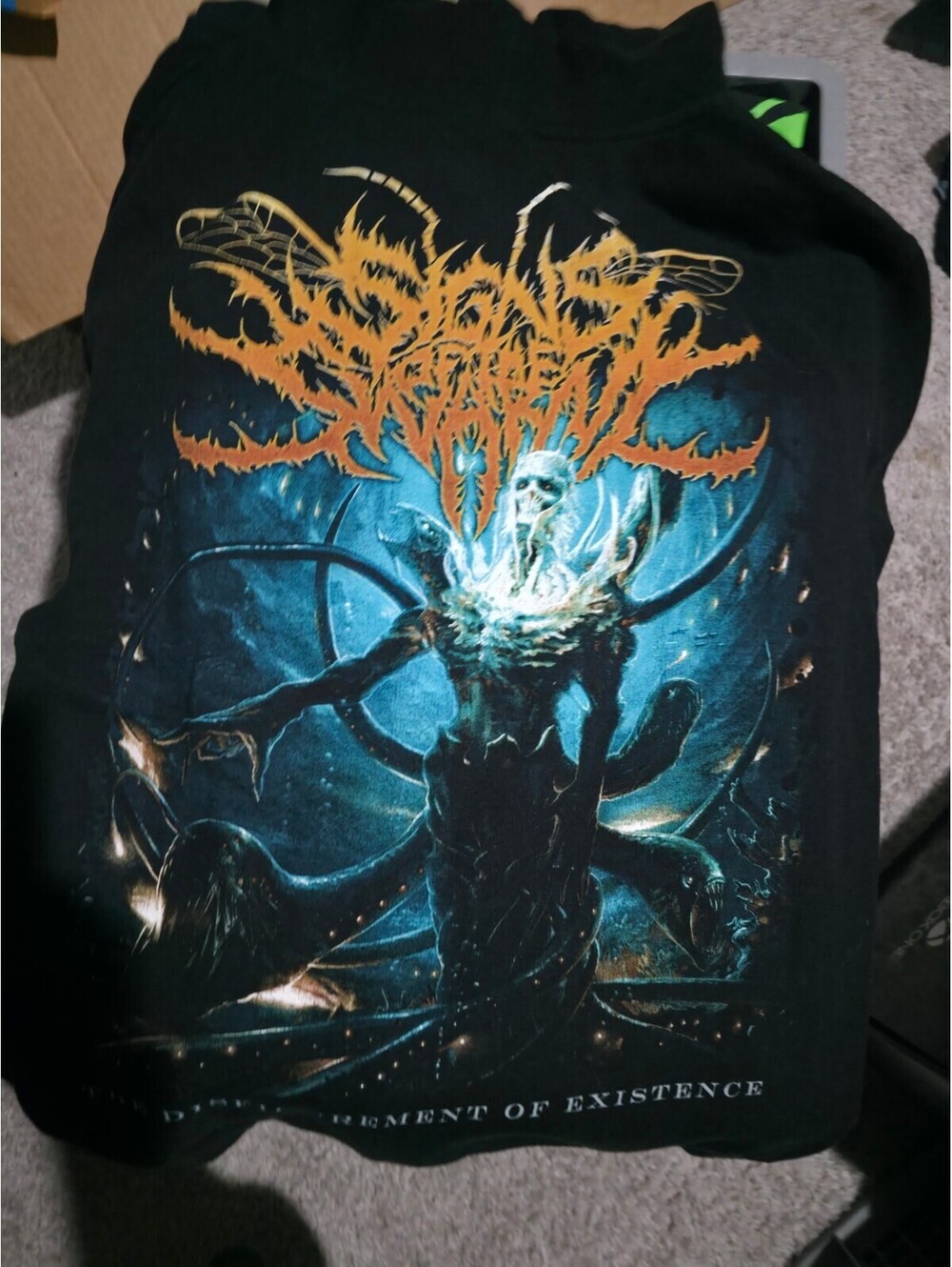 Signs of The Swarm album cover Zip Up Size Medium